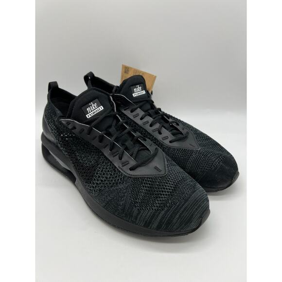 Nike Air Max Flyknit Racer Triple Black Shoes FD2764-001 Men's Size 11.5 - Picture 10 of 10